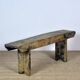 Rustic pine bench, circa 1960