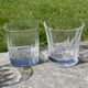 Set of 7 old whisky glasses, matching models.
