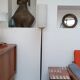 Arlus opaline floor lamp 50s