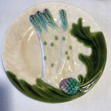 6 old Salins asparagus plates