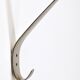 2 Vintage Nickel-Plated Wall Hooks in Brass by Carl Auböck II, Austria, 1950s