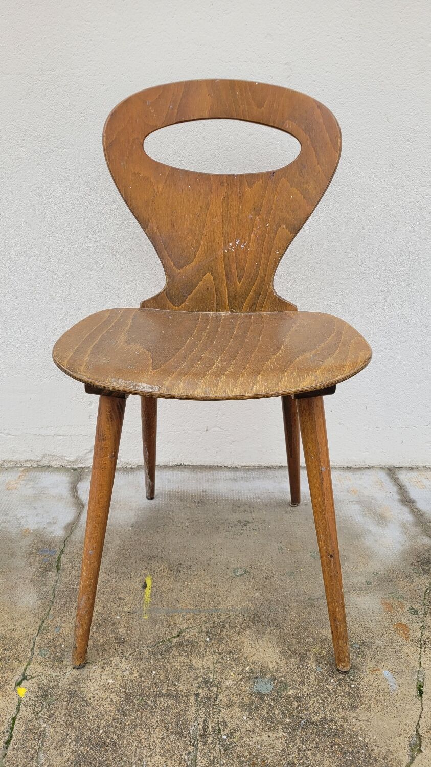 Baumann vintage ant model bistro chair - 1950s