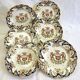 6 old dessert plates Desvres Fourmaintraux Rouen model Dinan 2