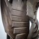 Brutalist abstract iron sculpture, signed CH, Netherlands, 1960s