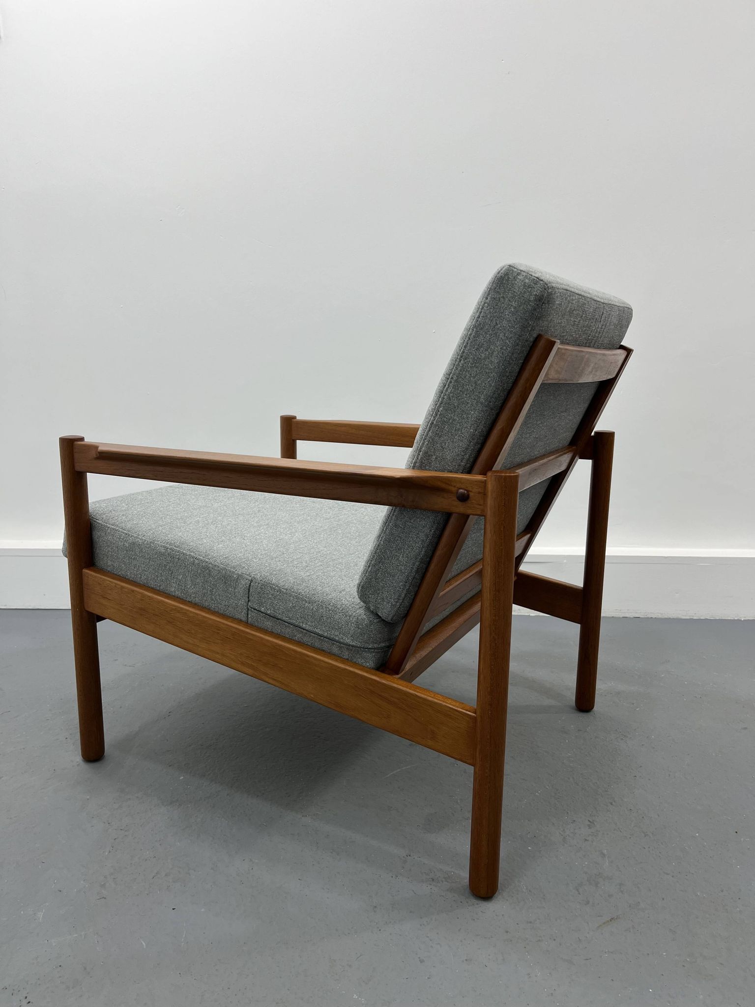 Armchair by Ib Kofod-Larsen for Magnus Olesen, 1956s