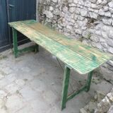 Folding wooden table long 200cm
