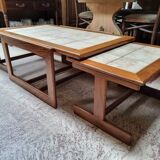 Scandinavian trundle coffee table