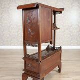 Antique Japanese Cabinet in Exotic Wood