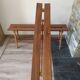 Paire de bancs vintage