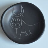 Empty cup pocket Vallauris 50s cow décor