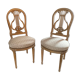 Paire de chaises Louis XVI