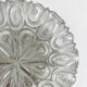 Vintage round molded glass ceiling light