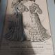 Framed fashion print journal des demoiselles 1904