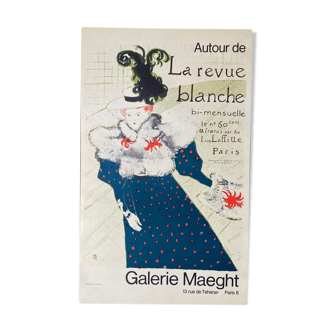 Galerie Maeght affiche autour de la revue Blanche