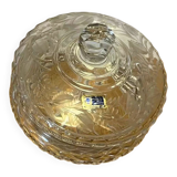 Chiseled crystal candy box