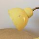 Lampe pince vintage jaune