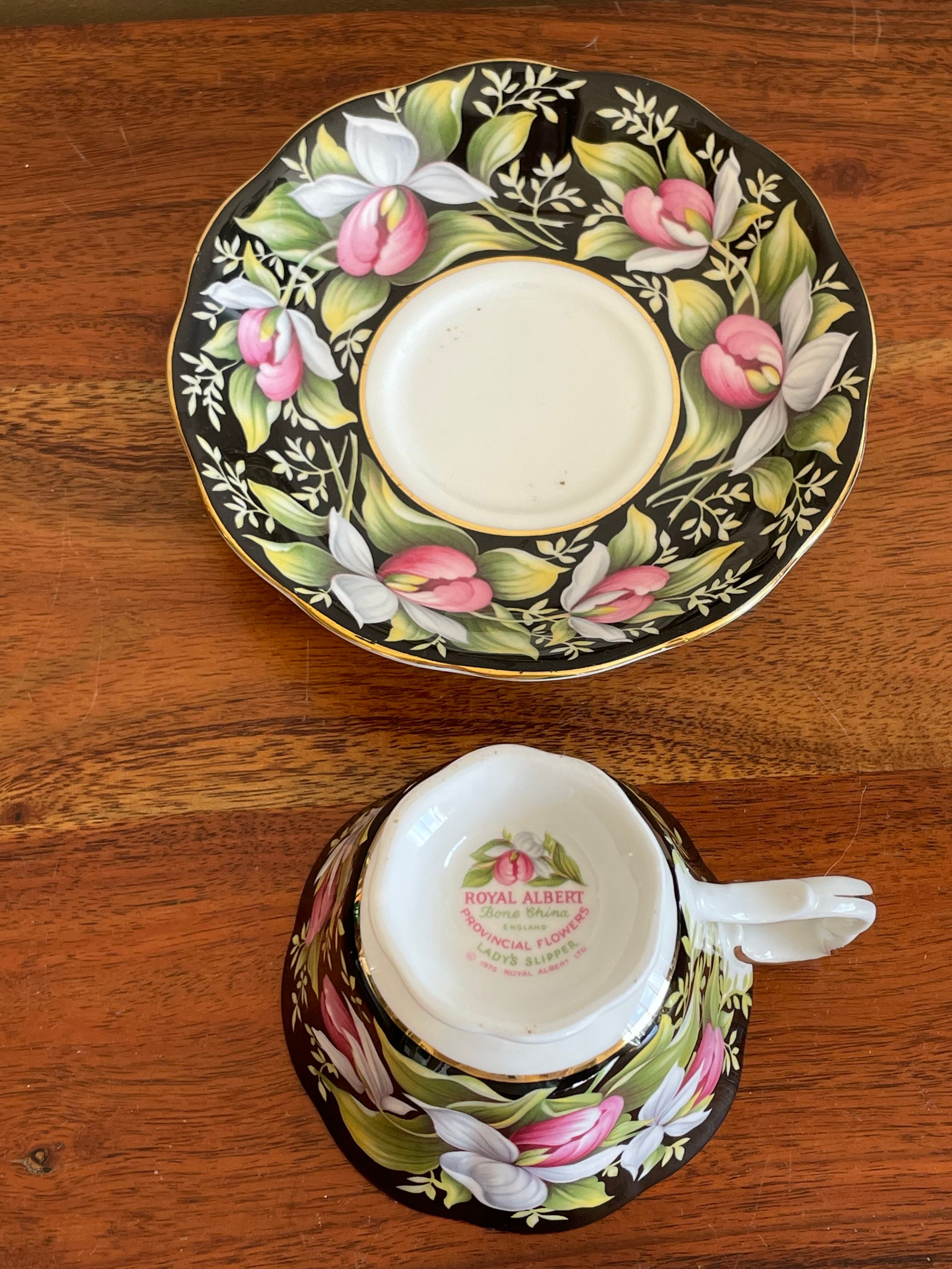 Tea cup royal albert provincial flowers 1975