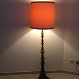 Brass floor lamp