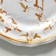 Assiette faïence de Moustiers oiseau orange