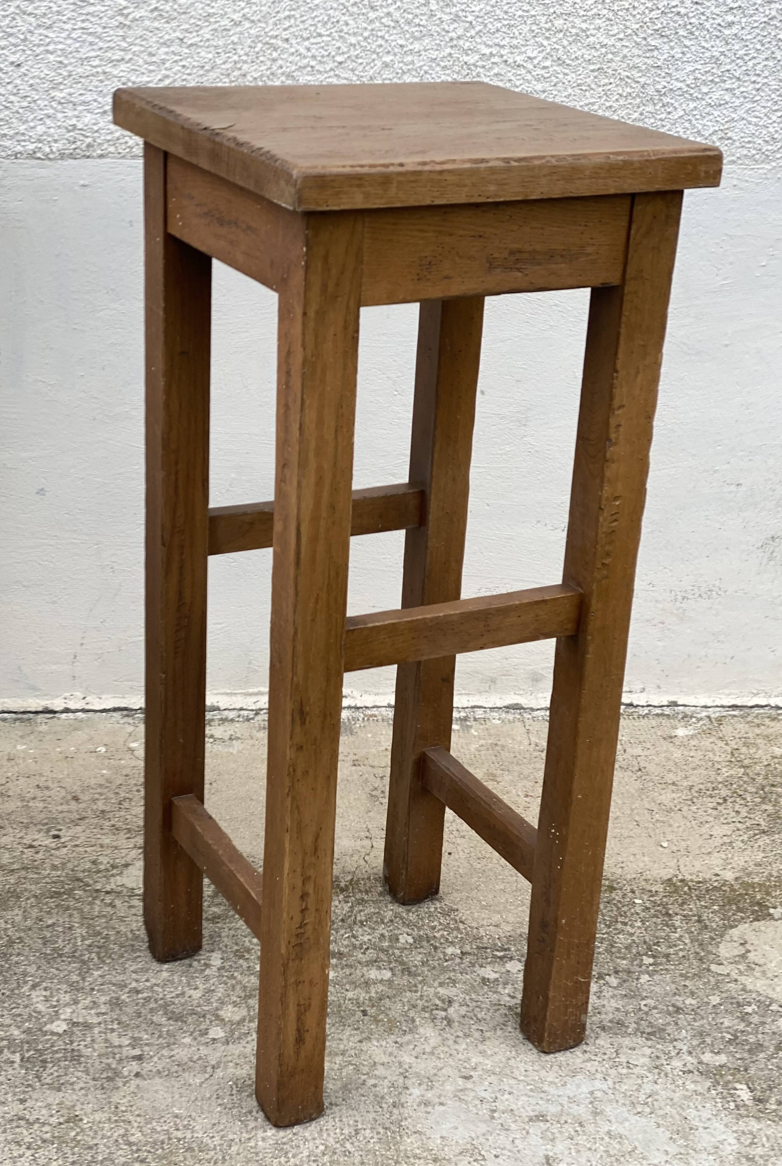 Ensemble de 3 tabourets de bar brutalists vintage 1960
