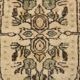 5x9 Cream & Brown Turkish Vintage Rug 162x260Cm SK 24779
