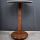 Walnut and marble gueridon, Restoration style – early 20th century
