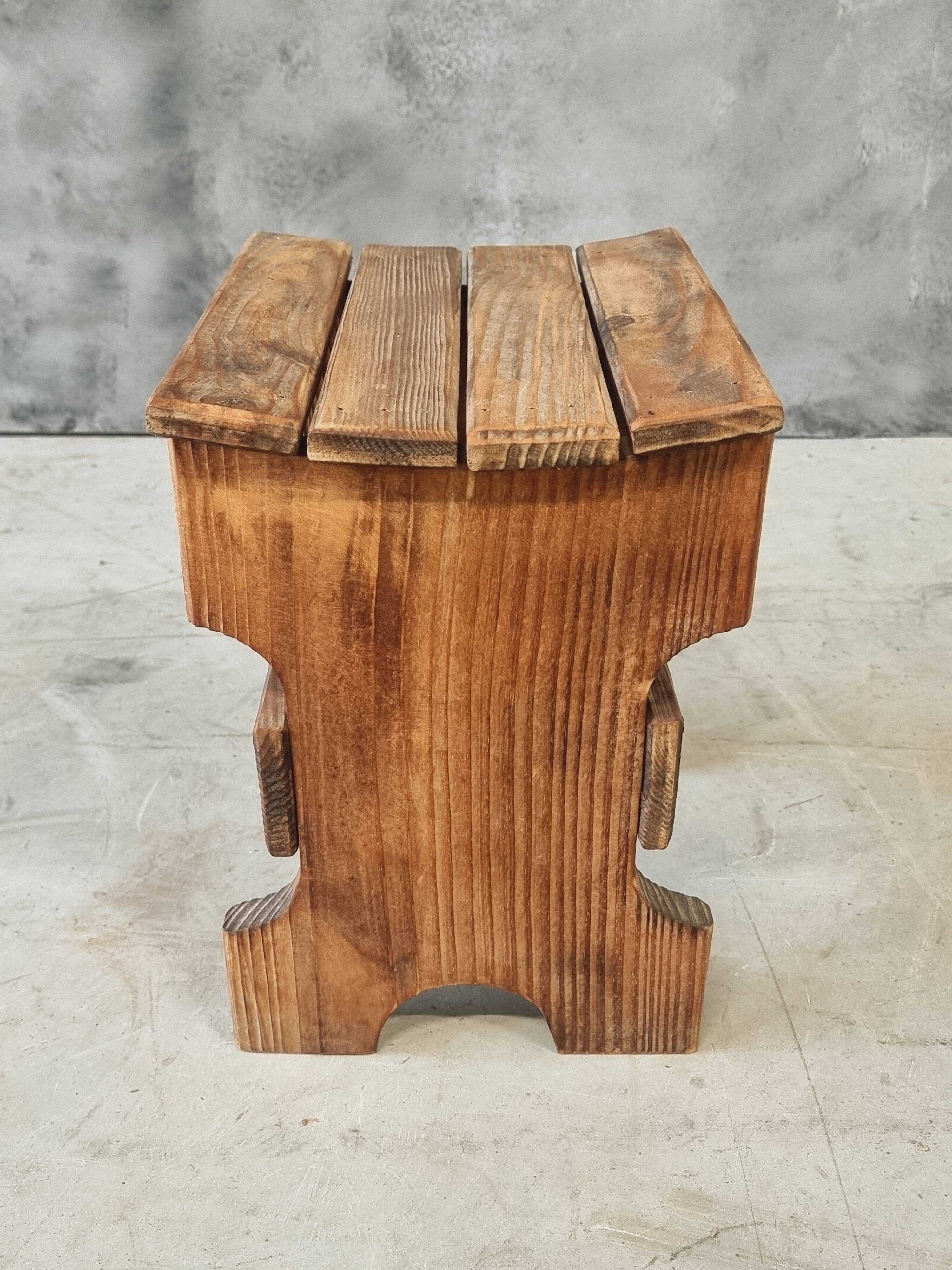Vintage stool footstool plant table side table