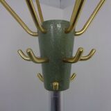 Brass & Steel Coat Rack, Germany, 1960s