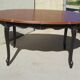Oval table of style Louis XV cherrywood