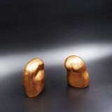 Bronze busts of men and women