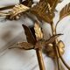 Paire d’appliques vintage palmier seventies