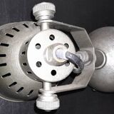 Pair of metal wall sconces