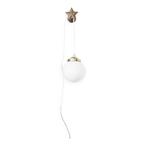 Baladeuse opaline blanche