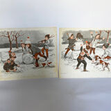 Lot posters ' snow & christmas '