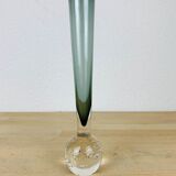 Vase glass tube Murano soliflore