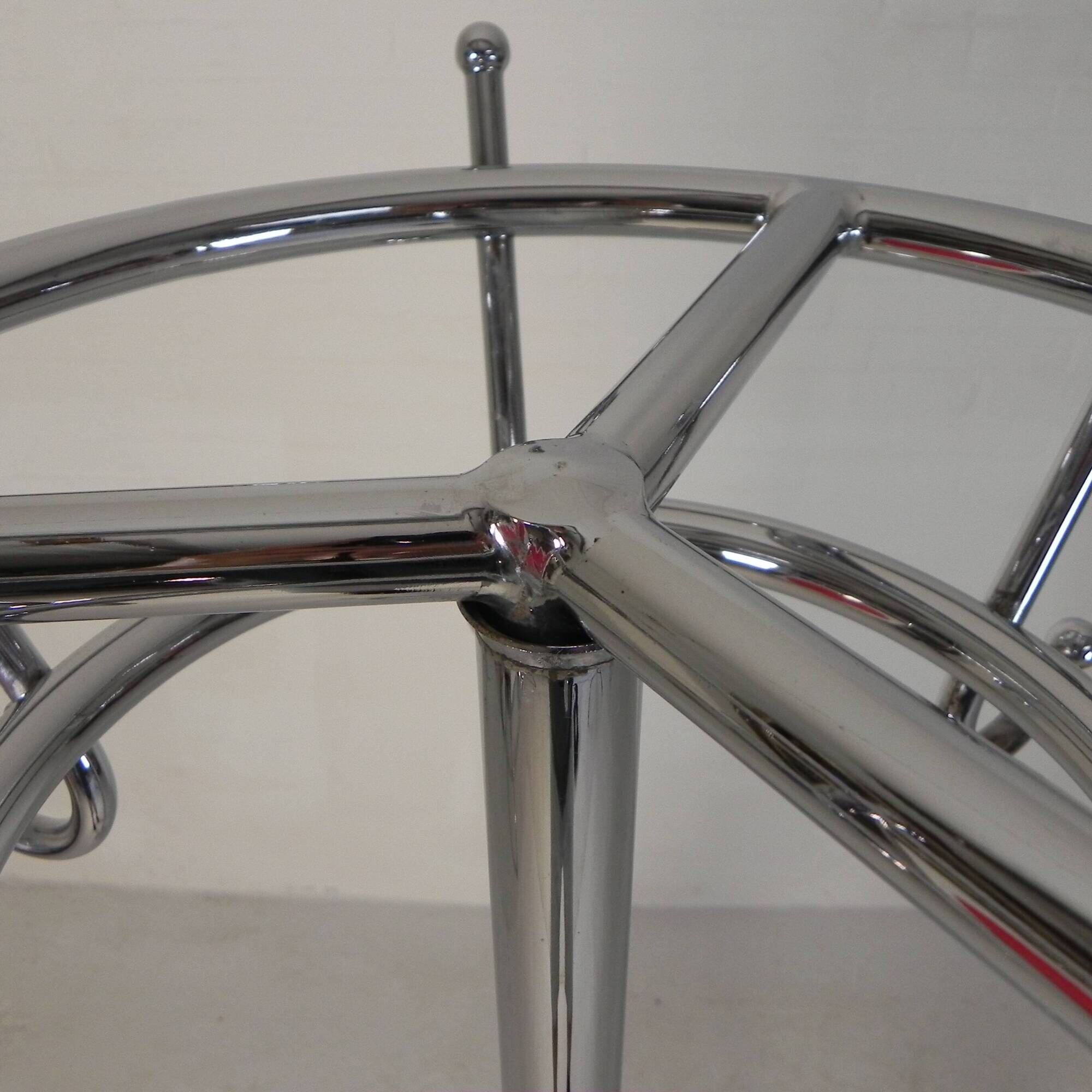 Freestanding Tubax coat rack with 6 double hooks, 1950s