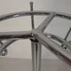 Freestanding Tubax coat rack with 6 double hooks, 1950s