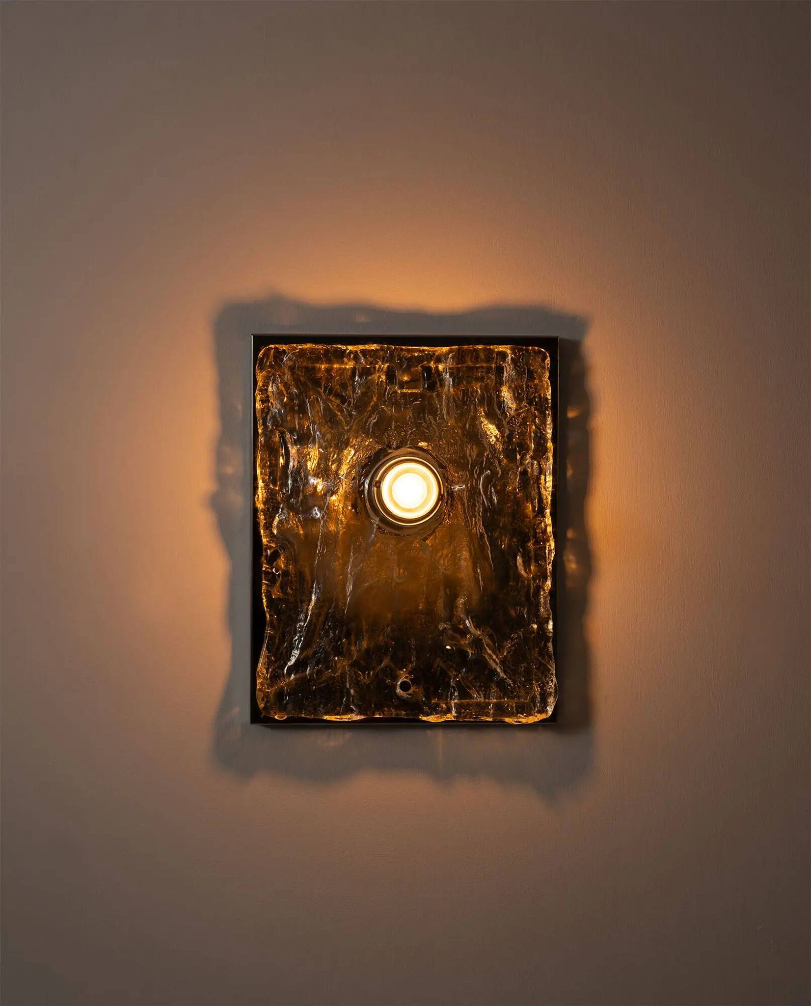 Applique en verre de Murano, années 1970