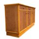 Vintage buffet in bamboo and cannage 1970