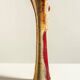 Glazed stoneware single-flower vase, signed Potelune, La Borne.