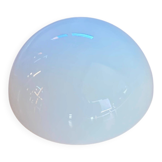 Wall-mounted ceiling light half-spherical half-moon 16 cm white glass