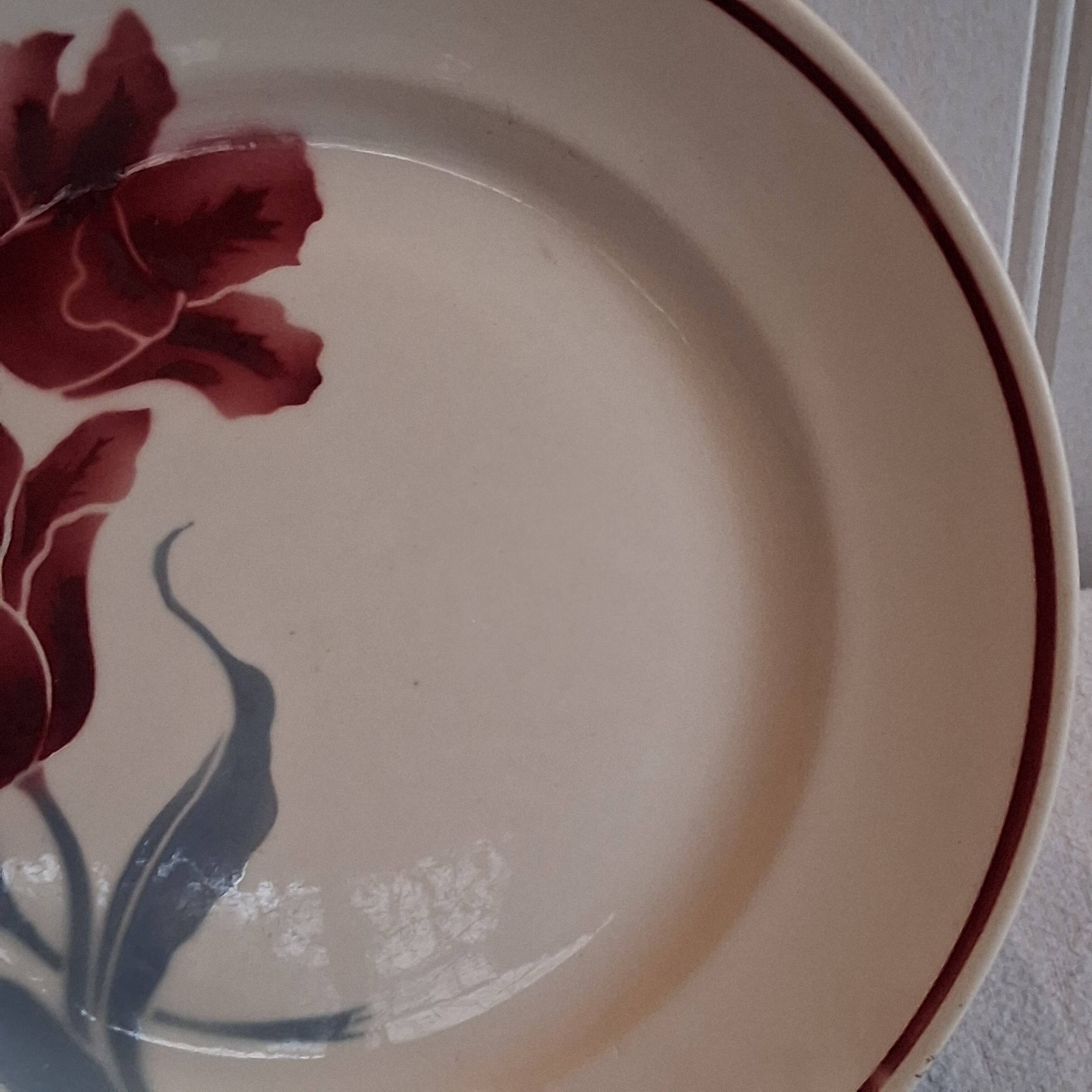 Old flat plate from Badonvillier in good condition.