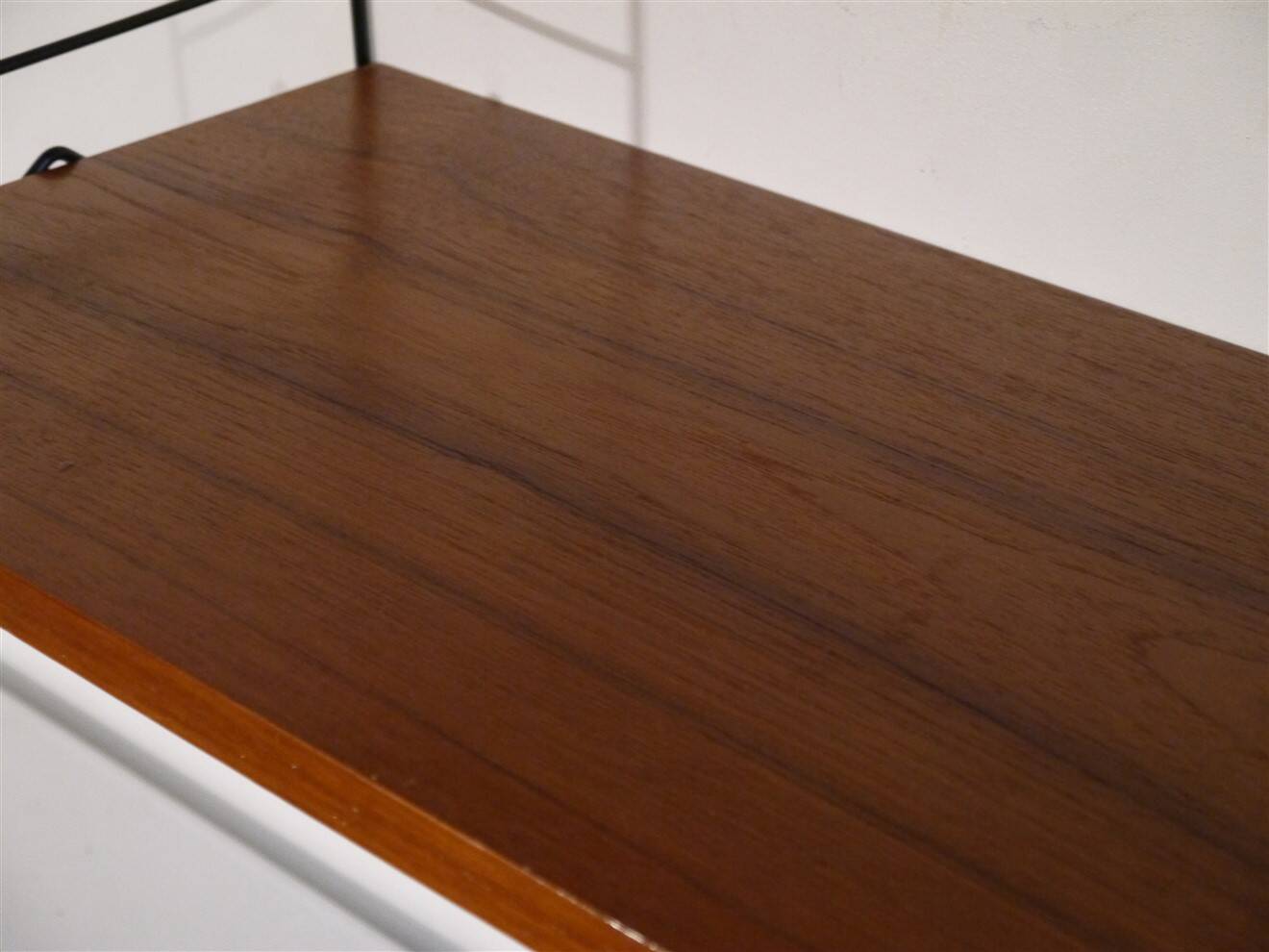 Swedish teak string shelf, 1960
