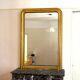 Gilded mirror Louis Philippe 138x98 trumeau fireplace