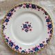 Set of 6 Art Deco dessert plates - Limoges porcelain a.f. and