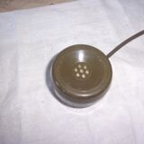 Old 1970 dial, grey and green PTT phone
