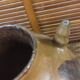 Buire jar vase jug Auvergne in old terracotta