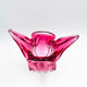 XXL Vase Josef Hospodka Chřibská Bohemian Crystal Rose 60s