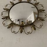 Round vintage witch mirror