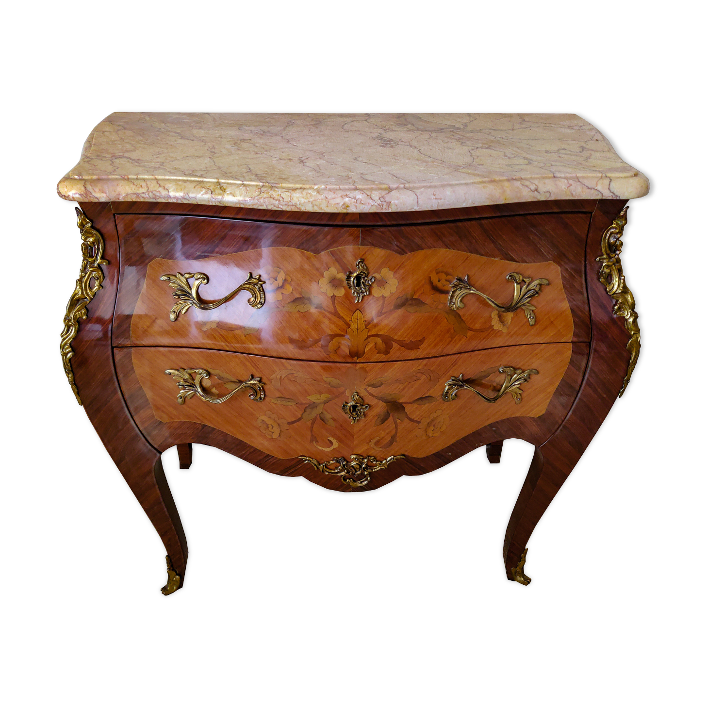 Commode Louis XVI 2 tiroirs 78cm